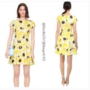 KATE SPADE SUNNY DAISY FIORELLA DRESS IN YELLOW Size 0